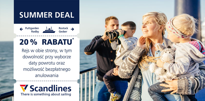 Prom Gedser w letniej cenie