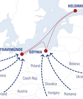 Trasy promowe Finnlines