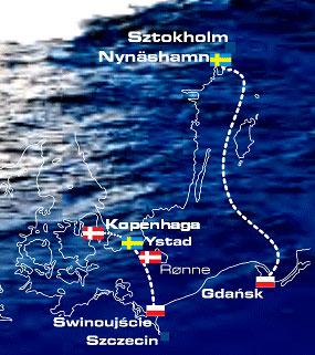 Trasy promowe Polferries