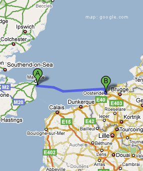 Trasy promowe Transeuropa Ferries