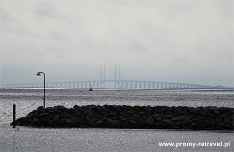 Widok na most nad cieśniną Oresund