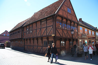 Ystad - Zabudowa szachulcowa