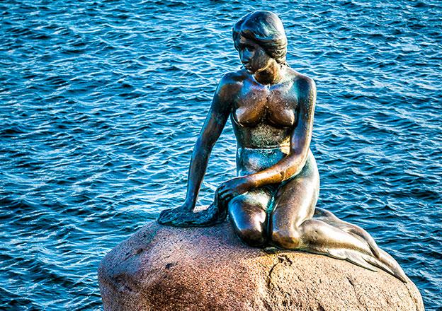 Kopenhaga - pomnik syrenki