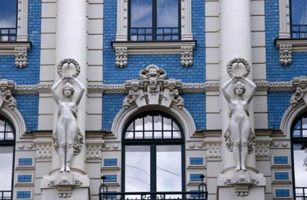 Budynek w stylu Art Nouveau - Ryga