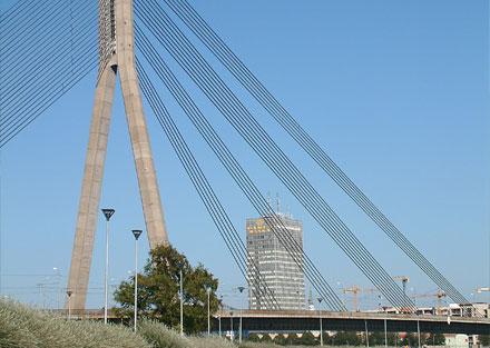 Vanšu Bridge w Rydze